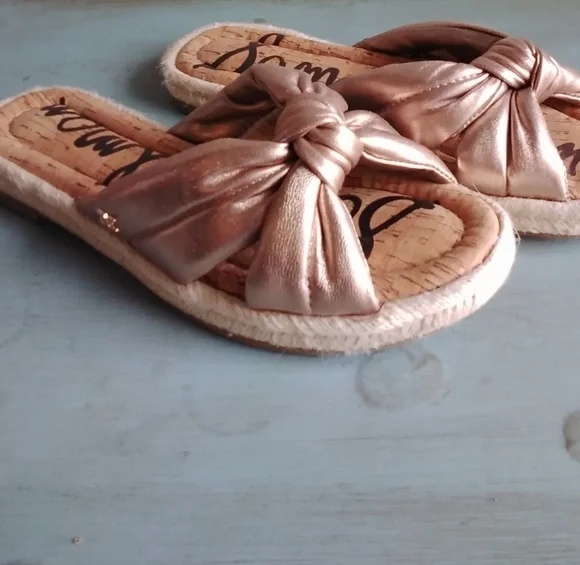 NWOB Sam Edelman Womens Slide Sandals sz 8.5 - Picture 2 of 6